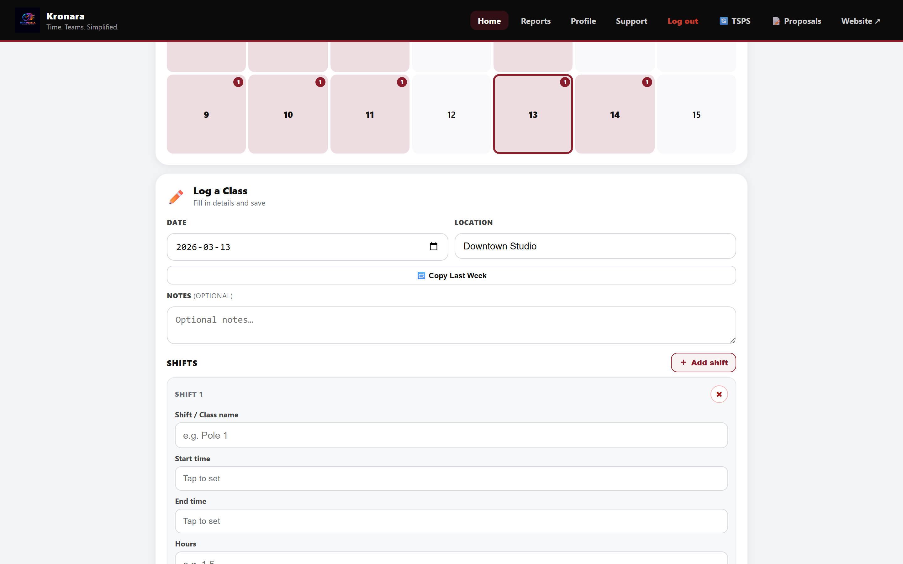 Kronara Staff Dashboard